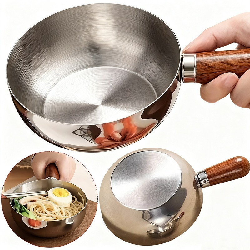Kitchen Gadgets Electronic - Panci Susu Stainless Steel dengan Gagang