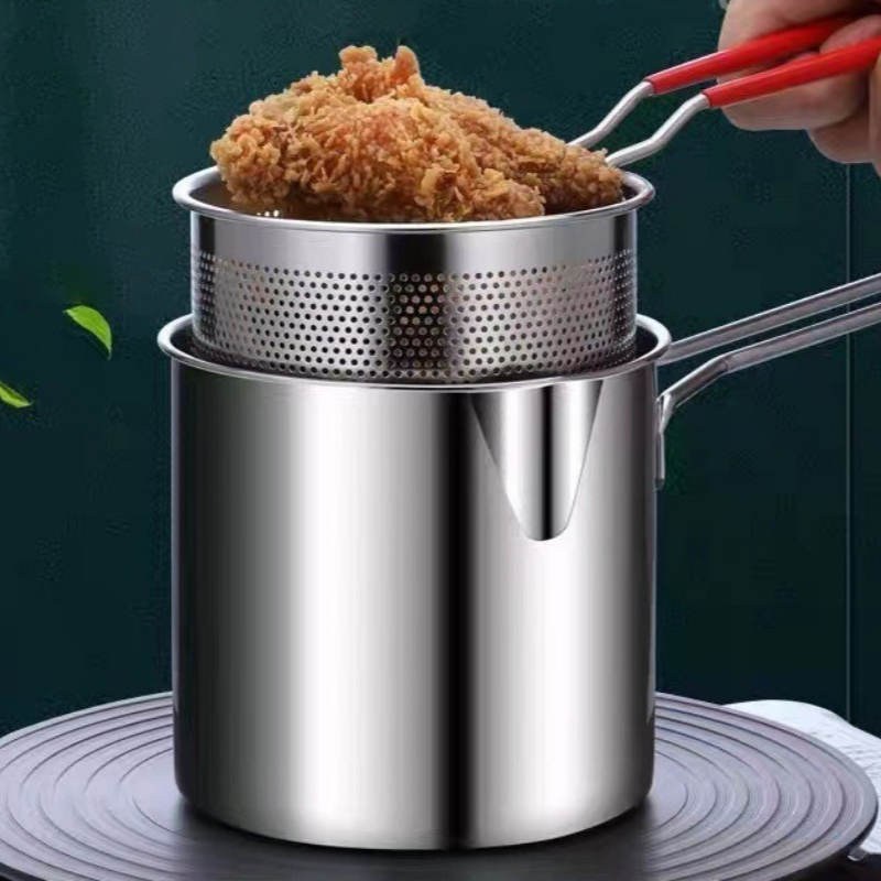 Kitchen Gadgets Electronic - Penggorengan Baja Tahan Karat 304 Dengan