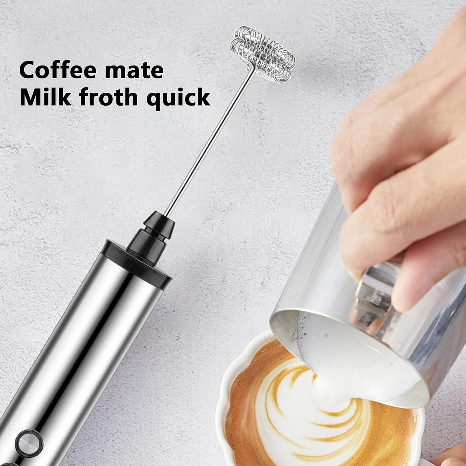 Kitchen Gadgets And Appliances - Pengaduk Susu Elektrik Genggam 3 in