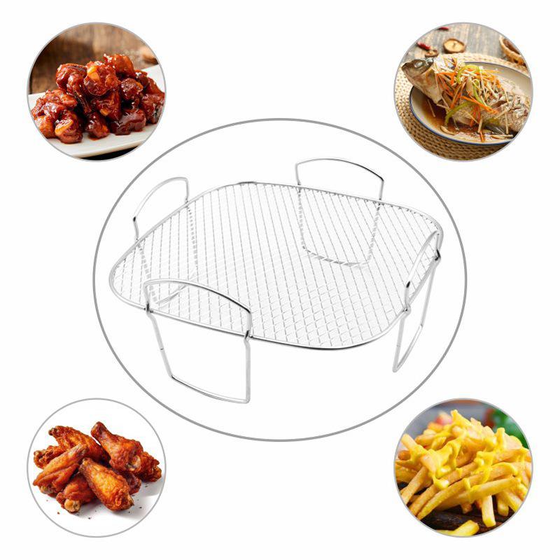 Kitchen Gadgets Air Fryer - Rak Pemanggang Multifungsi Kompatibel dengan Airfryer,