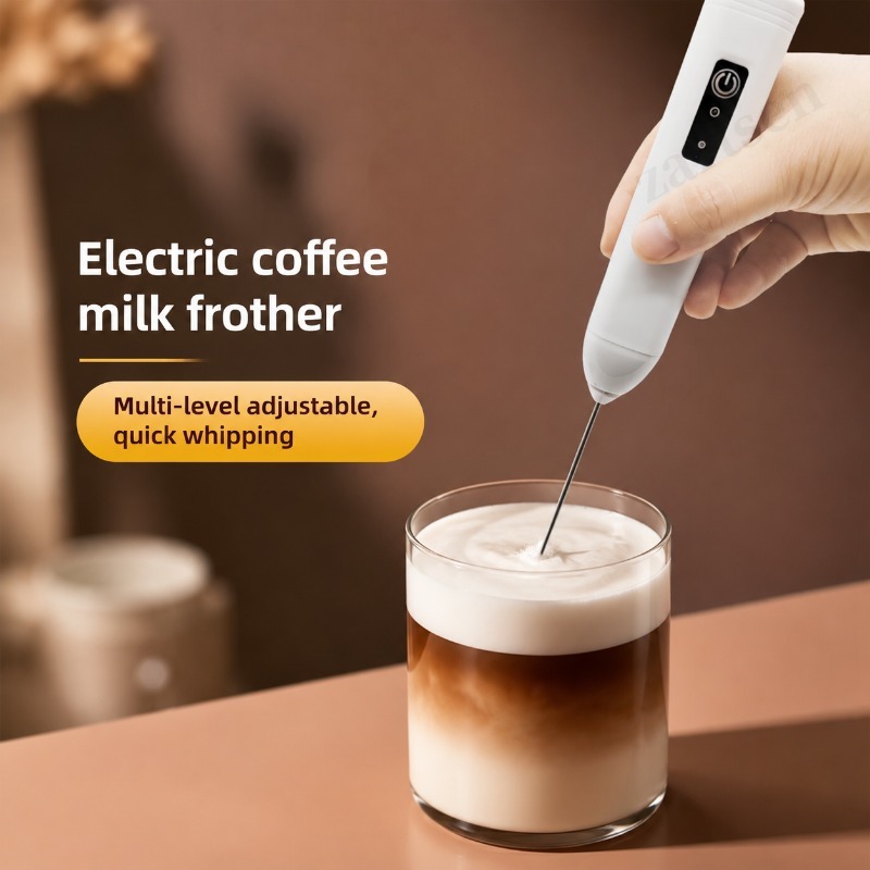 Kitchen Gadgets And Appliances - Pengaduk Busa Susu Kopi Elektrik, Pengocok