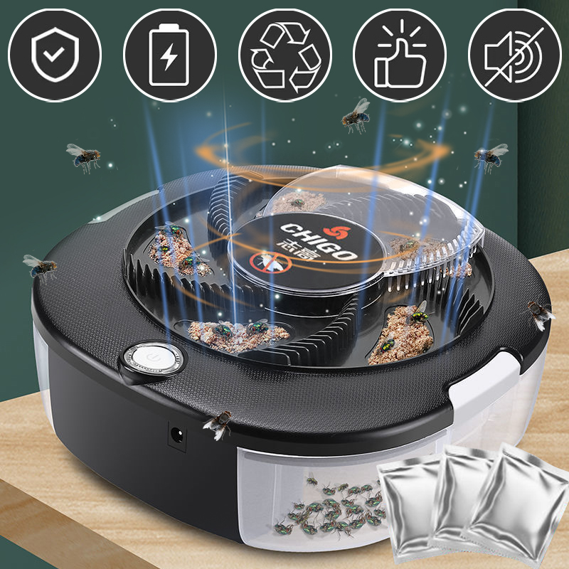 Kitchen Gadgets Electronic - Flycatcher Isi Ulang/USB Listrik Perangkap Lalat
