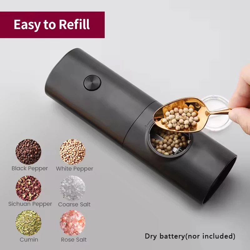 Kitchen Gadgets Electronic - Set Penggiling Garam dan Merica Otomatis