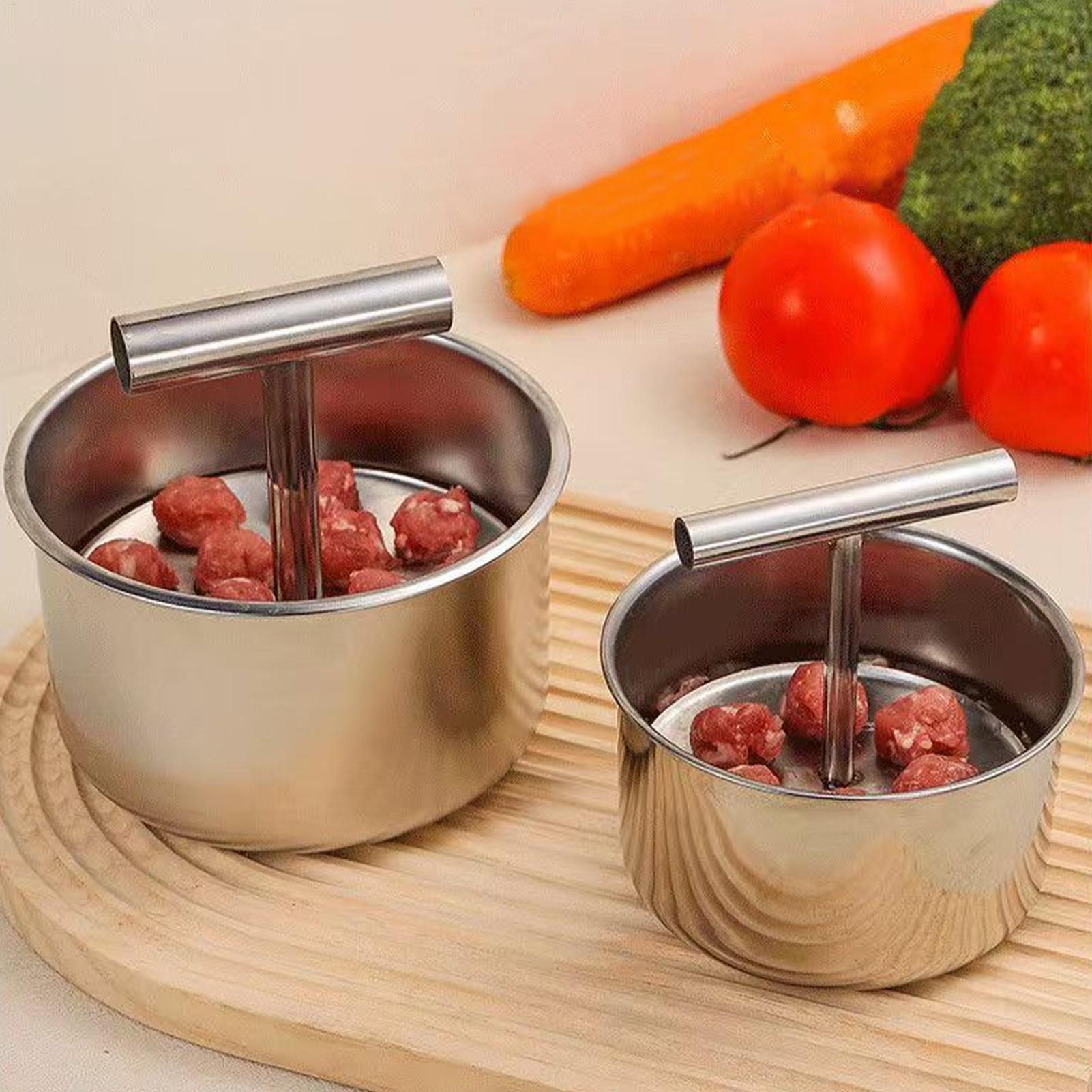 Kitchen Gadgets And Appliances - Cetakan Tekan Manual Pembuat Bakso Baja
