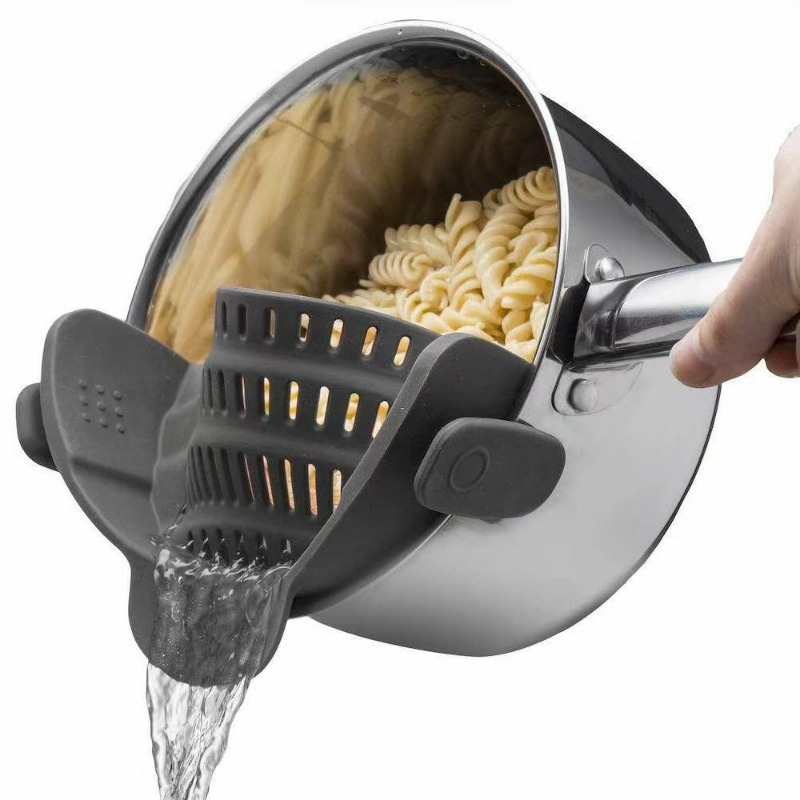 Kitchen Gadgets Pasta - Klip Saringan Dapur Silikon Pada Panci