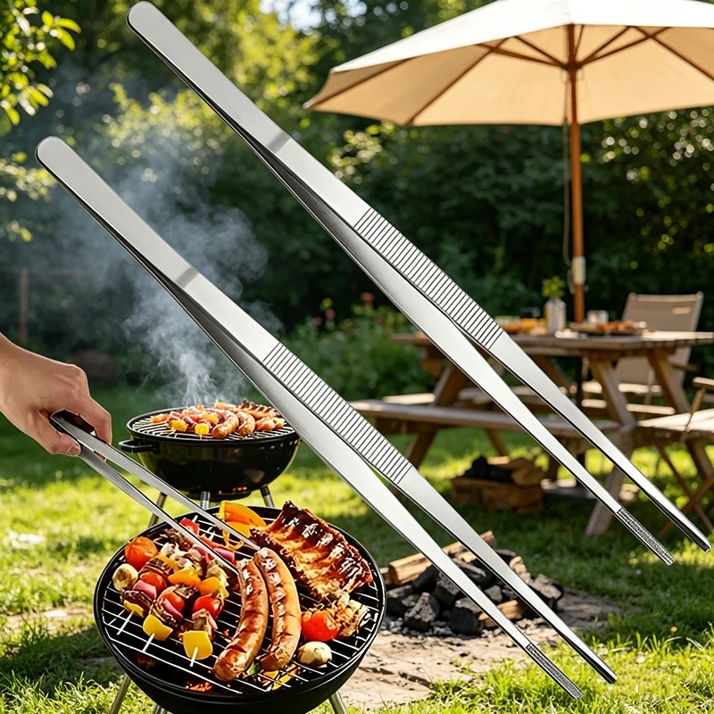 Kitchen Gadgets And Appliances - Penjepit Barbekyu Multifungsi Penjepit Makanan Baja