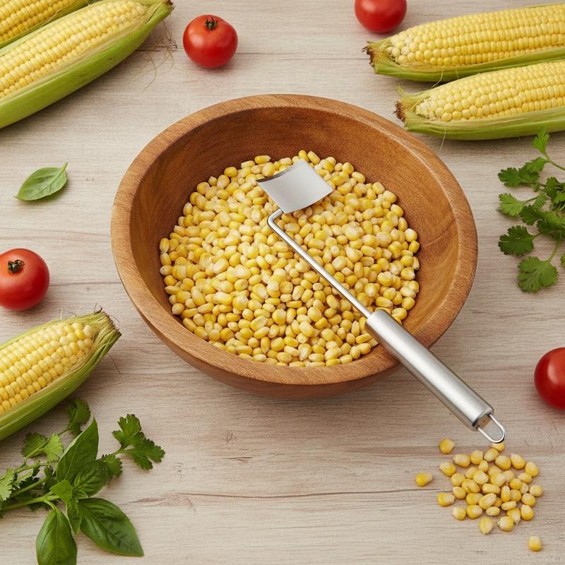 Kitchen Gadgets That Are Useful - Alat Pengupas Jagung dari Baja Anti