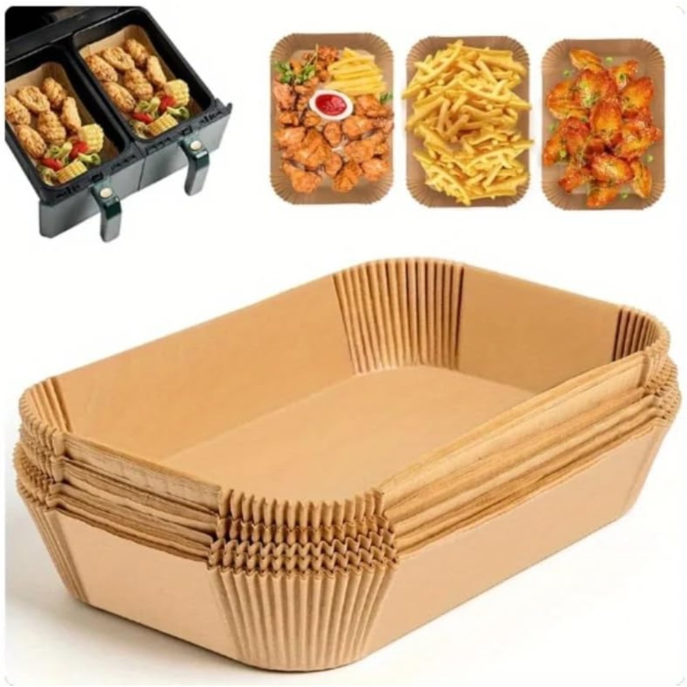 50/100 Buah Kertas Penggoreng  - Kitchen Gadgets Air Fryer ulasan dan harga