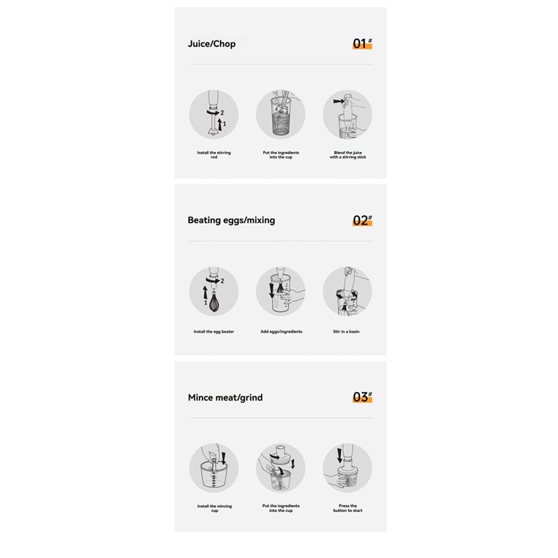 A65T-Immersion Blender 4-In-1  - Immersion Blender Stick ulasan dan harga