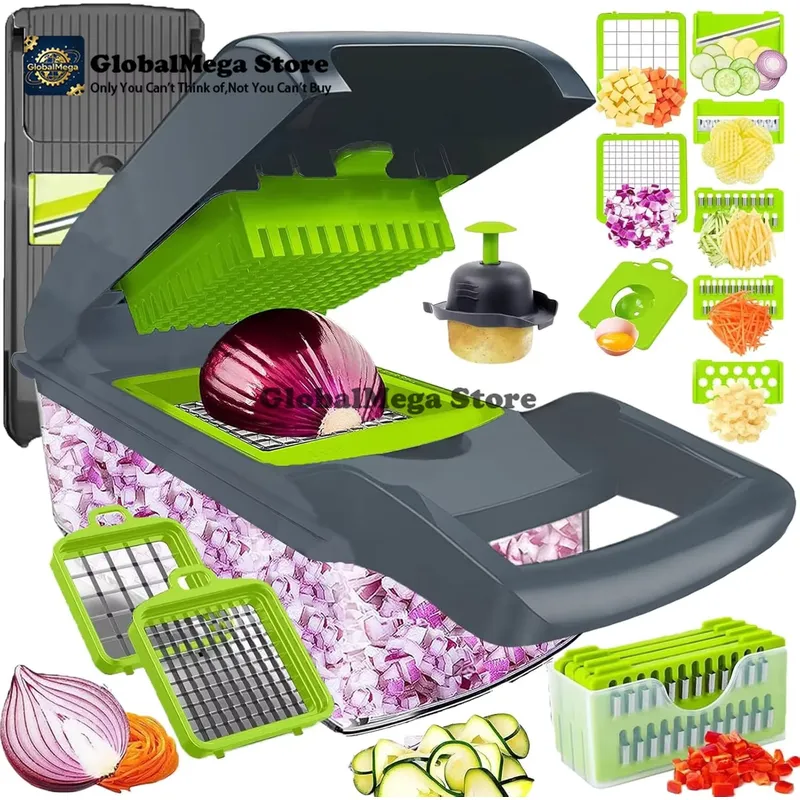 Pencacah Sayuran Serbaguna Pro - Mandoline Slicer ulasan dan harga