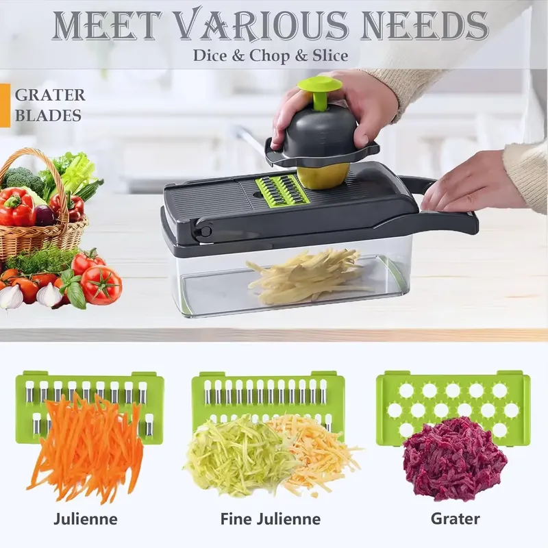 Pencacah Sayuran Serbaguna Pro - Mandoline Slicer ulasan dan harga
