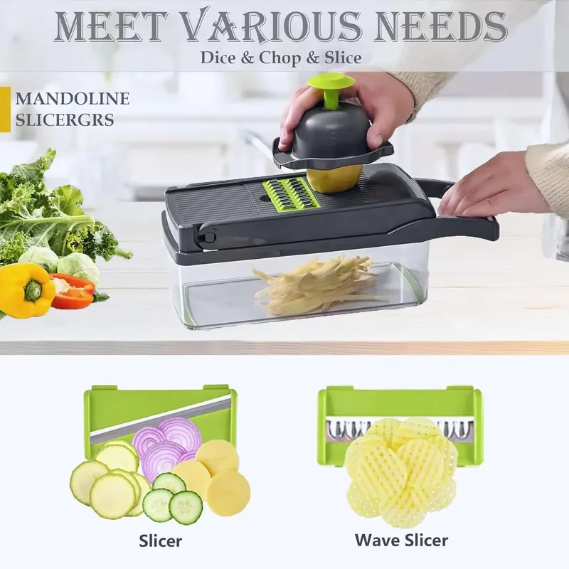 Pencacah Sayuran Serbaguna Pro - Mandoline Slicer ulasan dan harga