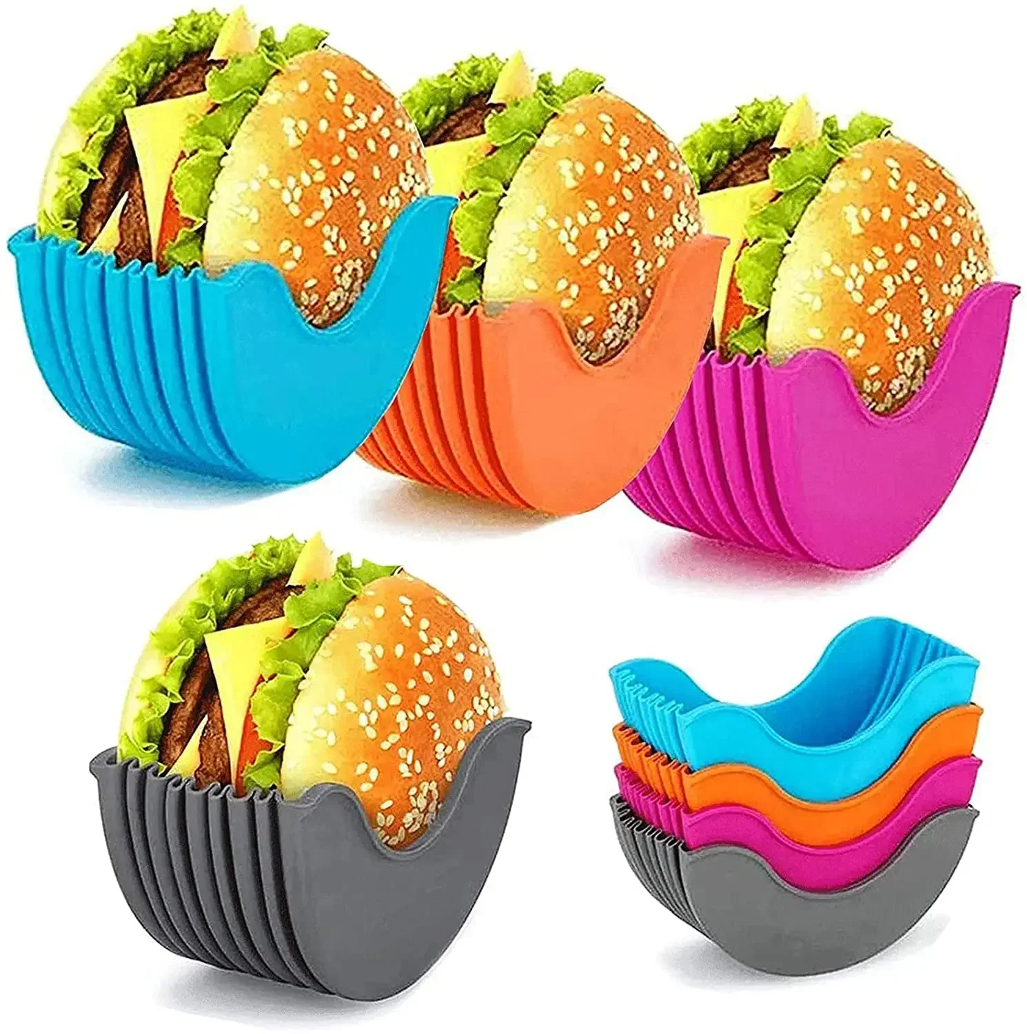 Rak Burger dapat dipakai ulang - Kitchen Gadgets That Are Useful ulasan dan harga