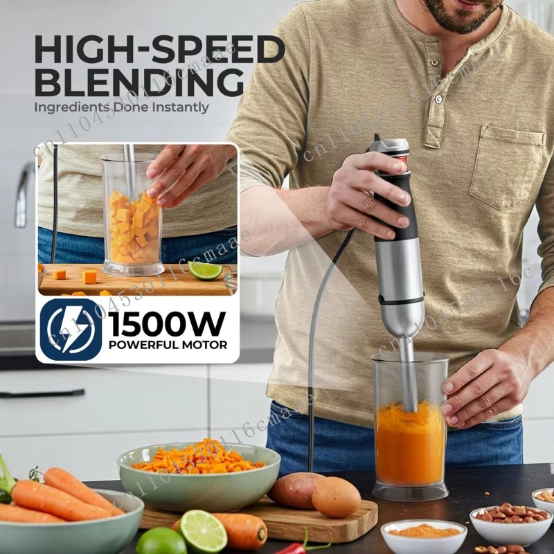 Set Blender Tangan 6-in-1 1200 - Immersion Blender Stick ulasan dan harga
