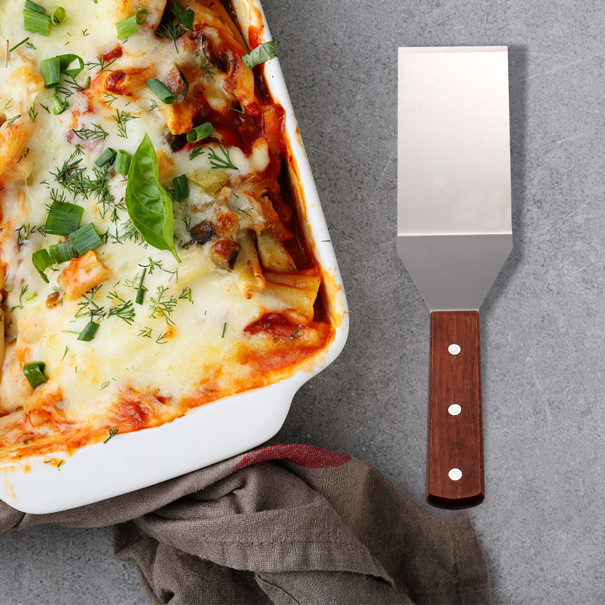 1Set Sekop Pizza Stainless Ste - Kitchen Gadgets That Are Useful ulasan dan harga