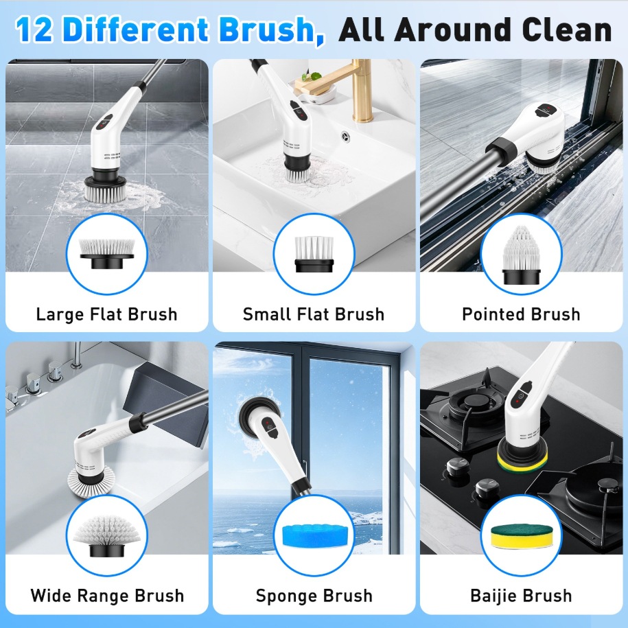 TINSOL 12 in 1 Sikat Pembersih - Kitchen Gadgets Electronic ulasan dan harga