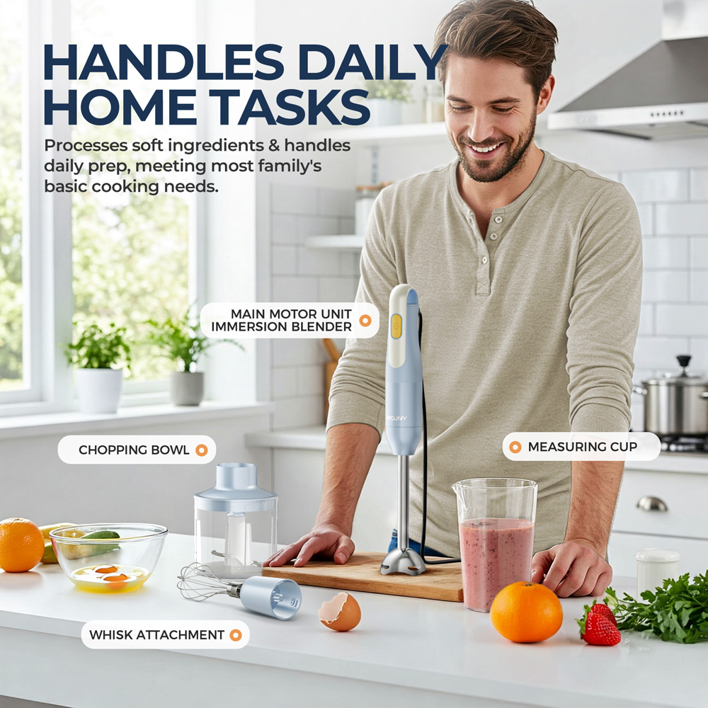 Set Blender Stik Genggam 4-In- - Immersion Blender Stick ulasan dan harga