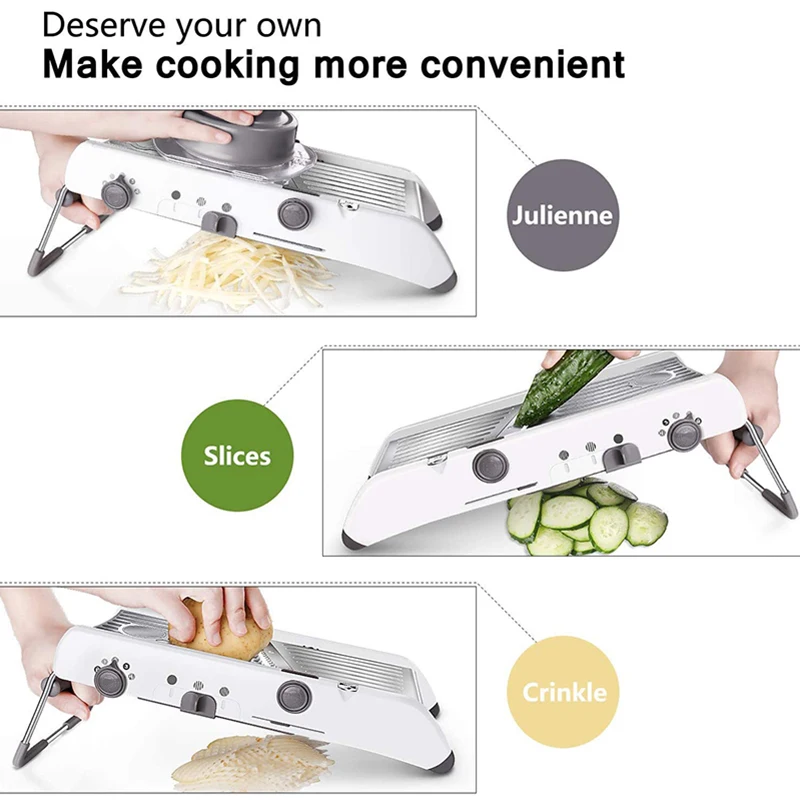 Pemotong Mandolin Baja Tahan K - Mandoline Slicer ulasan dan harga