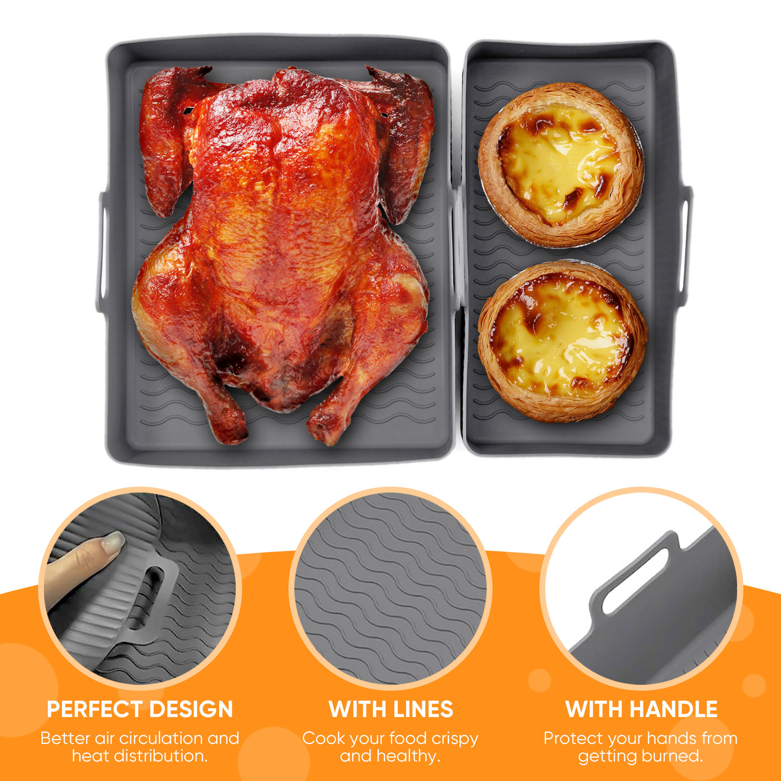 2 buah Set alas penggorengan u - Kitchen Gadgets Air Fryer ulasan dan harga