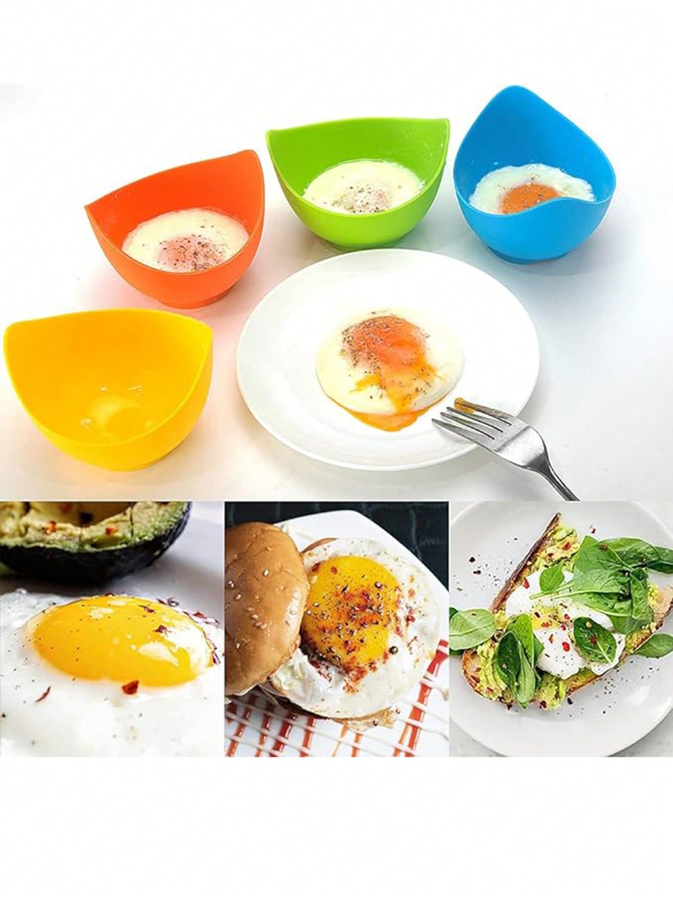 4 pcs Cetakan Telur Rebus Sili - Kitchen Gadgets Air Fryer ulasan dan harga